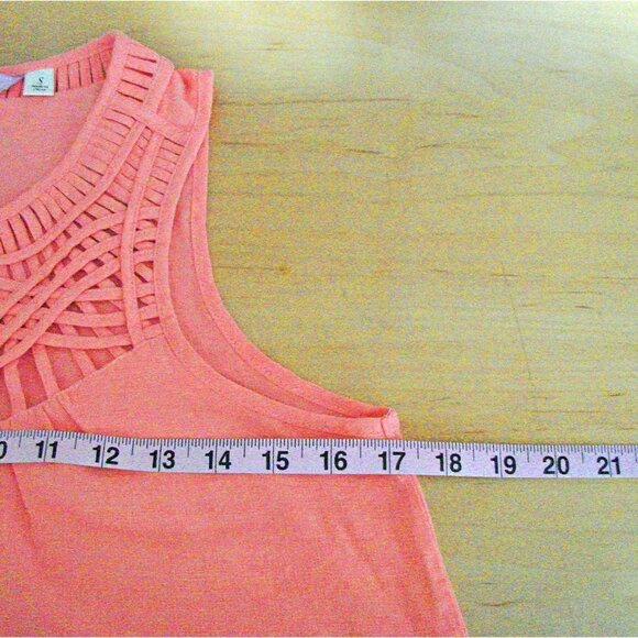 Francesca's Alya Lattice Top A LIne Summer Dress - Picture 11 of 12